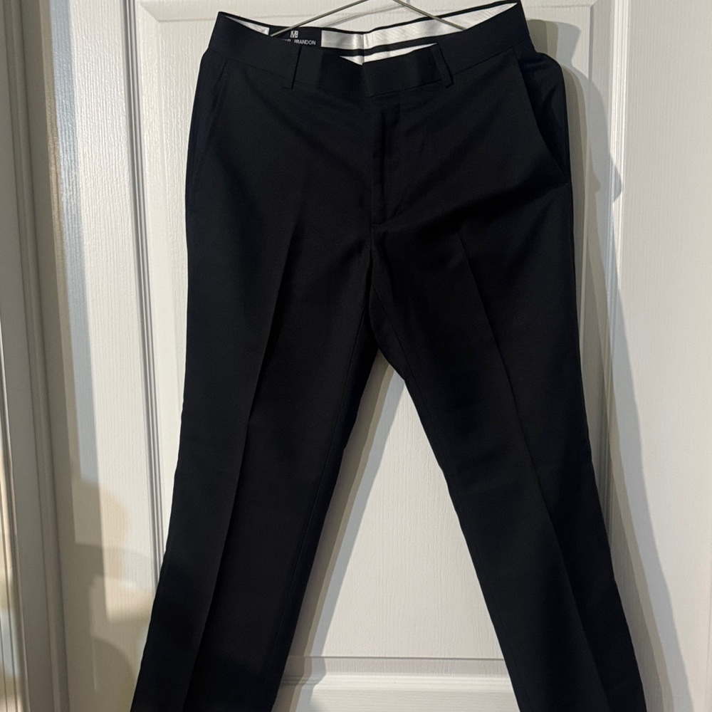 Michael Brandon Black Dress Slacks